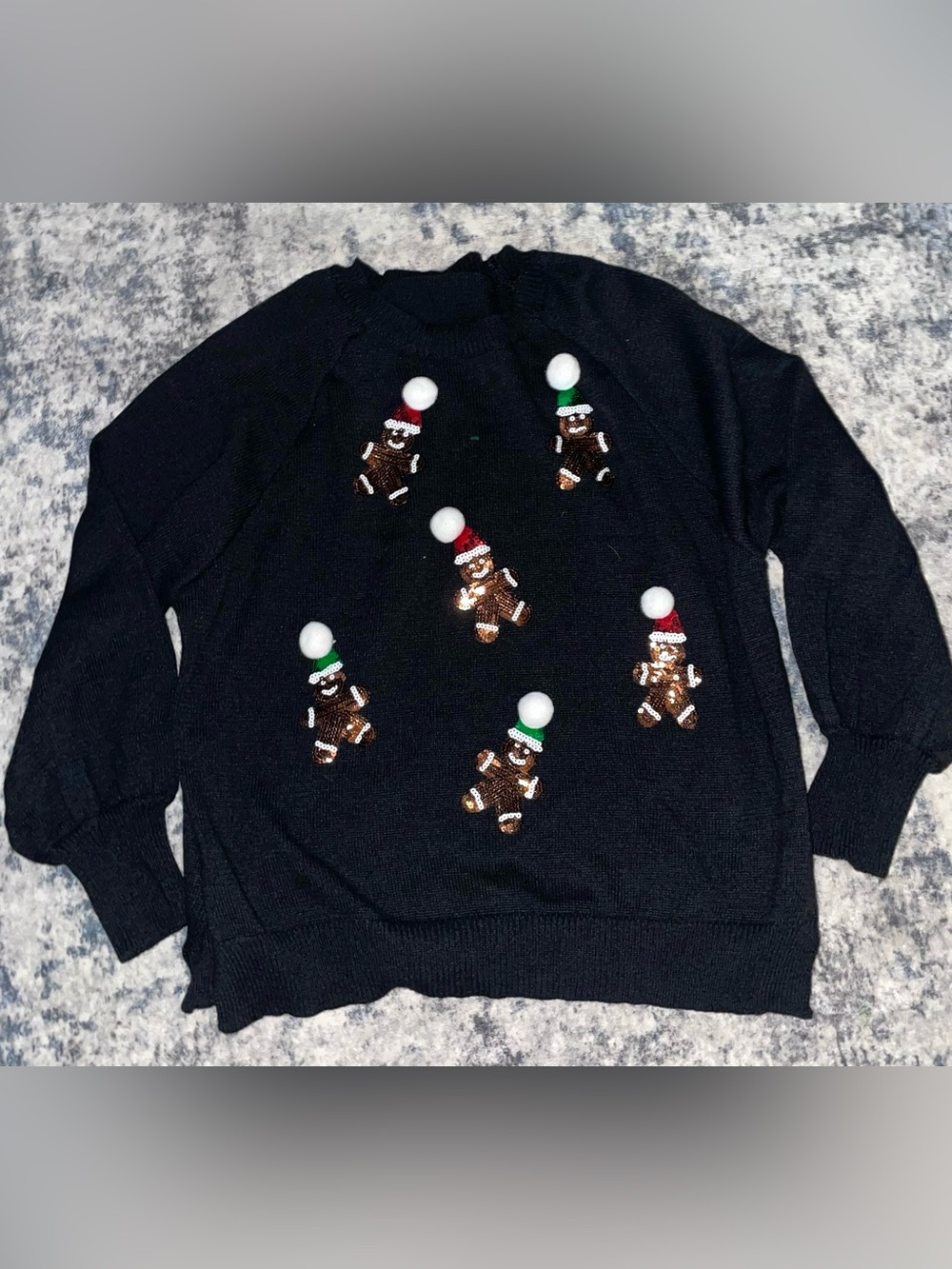 SHEIN gingerbread Christmas sweater size 2XL
